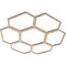 Ekena Millwork Florin Wood Fretwork Pierced Ceiling Medallion, Alder, 26"OD x 9 1/8"ID x 3/8"T CMWP26X26X0375FOAL - alternate 3